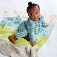 Bold Baby Knit Blanket by Bernat Design Studio
