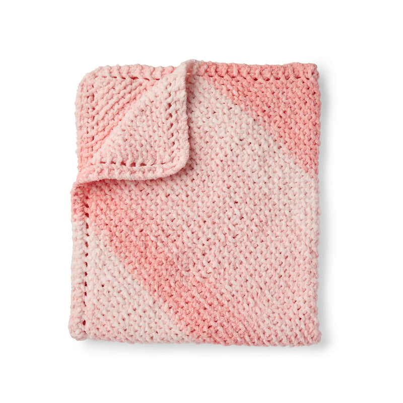 Corner to Corner Garter Knit Blanket