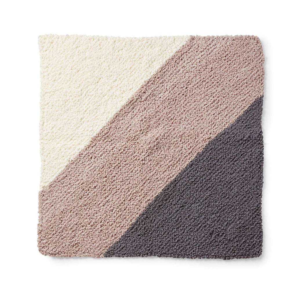 Bias Knit Blanket by Bernat Design Studio