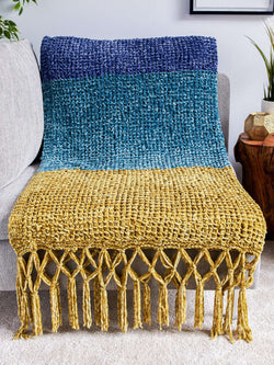 Knit Simple Texture Blanket by Bernat Design Studio