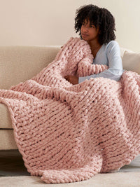 Super Stocking Stitch Knit Blanket
