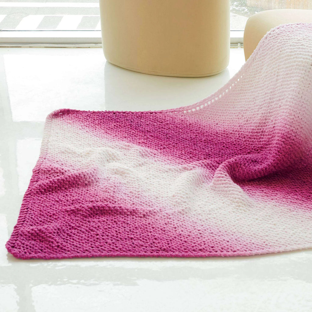 Garter Stitch Corner-to-Corner Knit Blanket