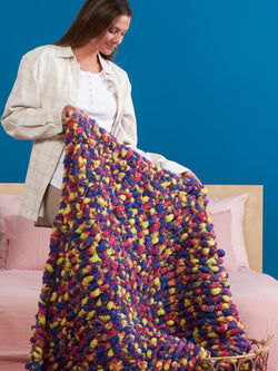 Cosmic Corner to Corner Knit Blanket by Bernat Design Studio