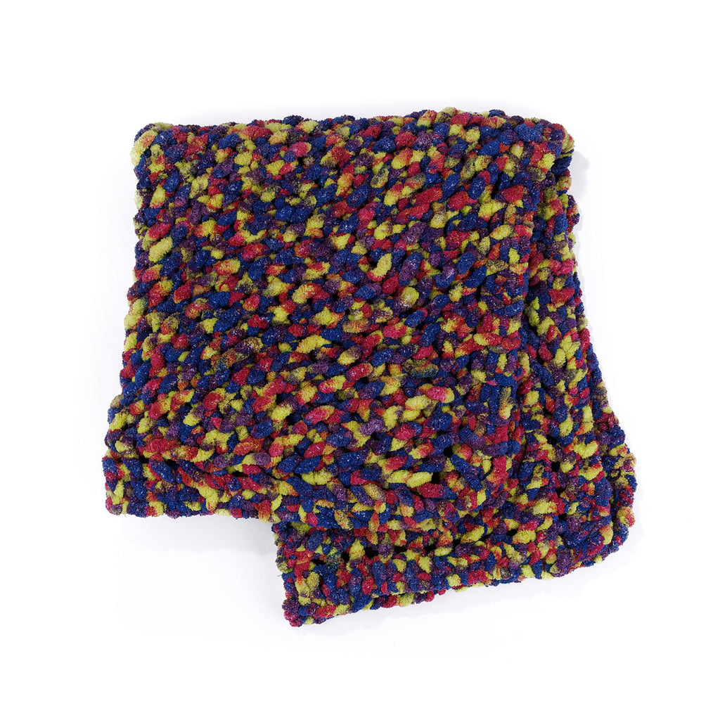 Cosmic Corner to Corner Knit Blanket by Bernat Design Studio