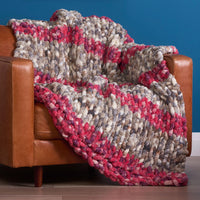 Celestial Stripes Knit Blanket by Bernat Design Studio