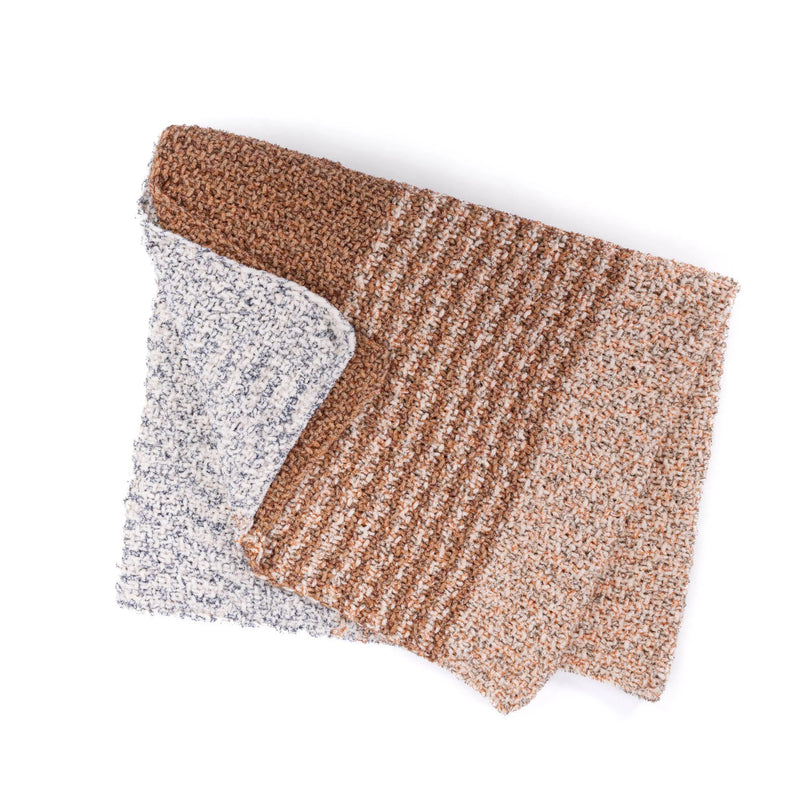 Shifting Sands Knit Blanket by Bernat Design Studio