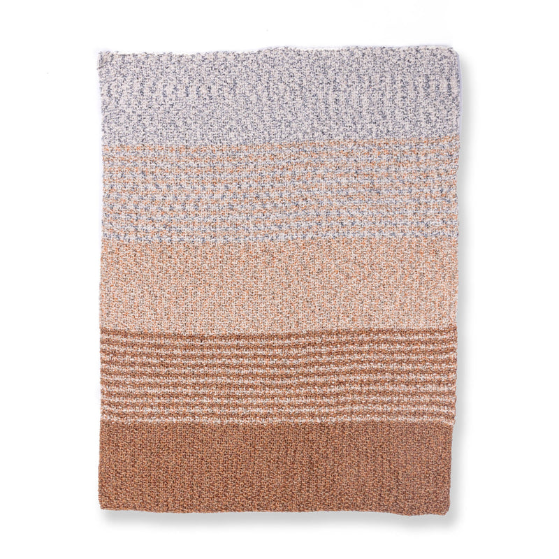 Shifting Sands Knit Blanket by Bernat Design Studio