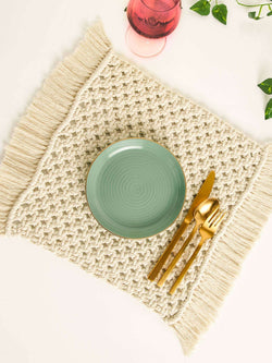 Craft Macrame Placemats by Bernat Design Studio