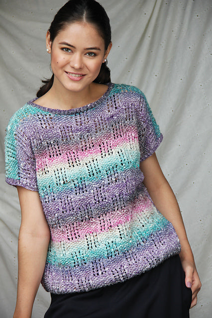 Box Pattern Tee by Noro