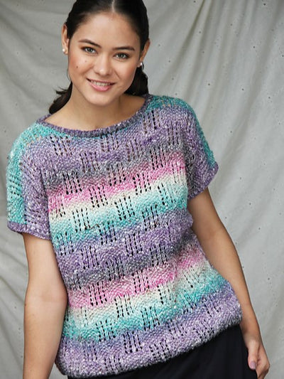 Box Pattern Tee by Noro