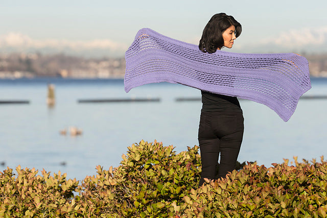 Diamond Lattice Wrap by Laurie Beardsley