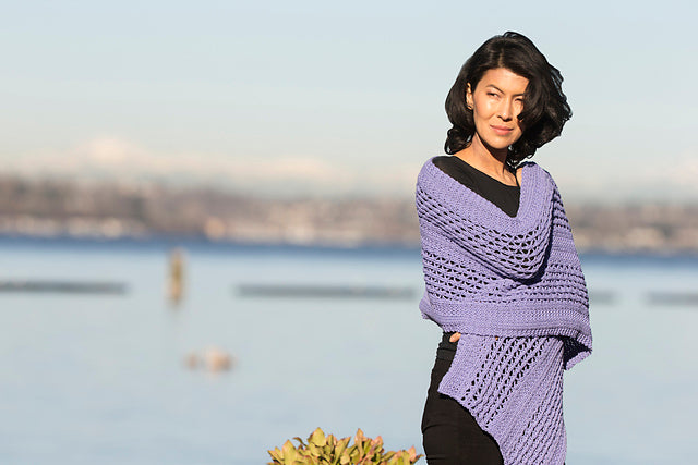 Diamond Lattice Wrap by Laurie Beardsley