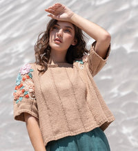 Mara Saddle Shoulder Tee by Sandi Rosner