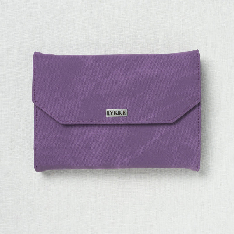 Lykke Indigo 5" Interchangeable Circular Needle Set, Violet Denim Case