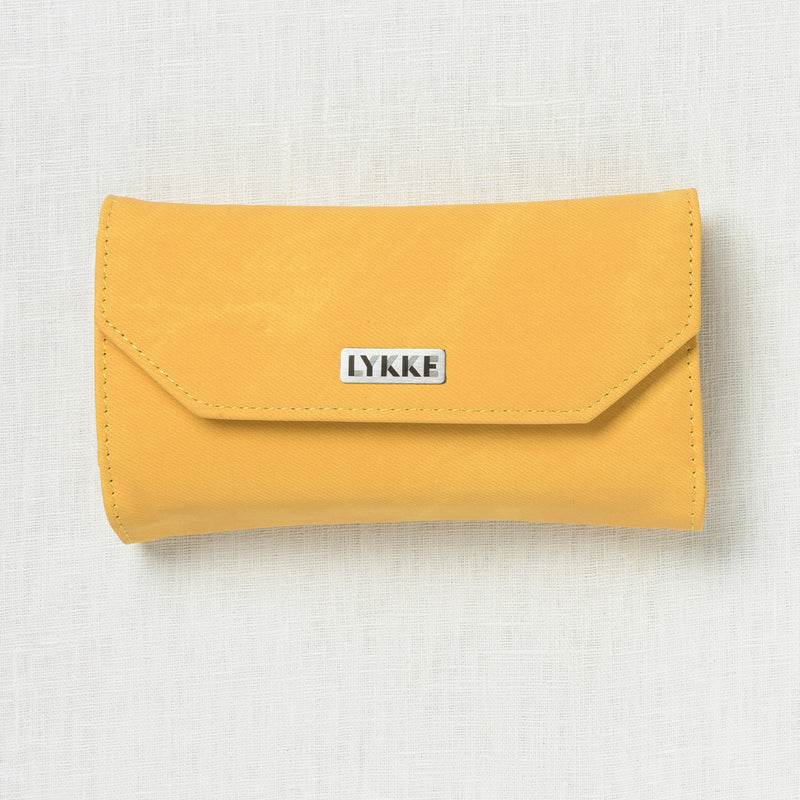 Lykke Umber 3.5" Interchangeable Circular Needle Set, Dandelion Denim Case