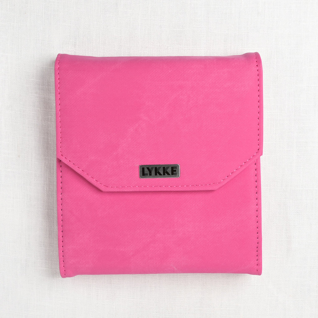 Lykke Blush 6" Crochet Hook Set, Fuchsia Denim Case