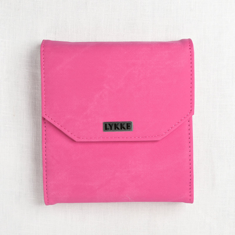 Lykke Blush 6" Crochet Hook Set, Fuchsia Denim Case