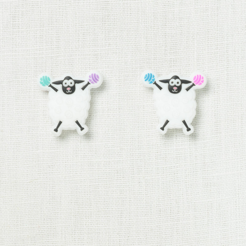 Fox & Pine Small Needle Stitch Stoppers, Cheerful Sheep