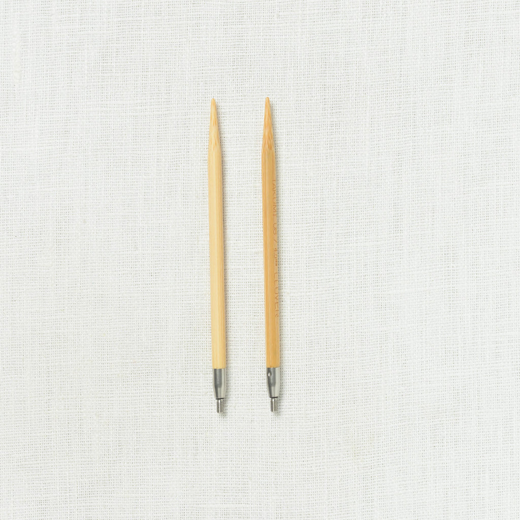 Clover Takumi Bamboo Interchangeable Needles 4"
