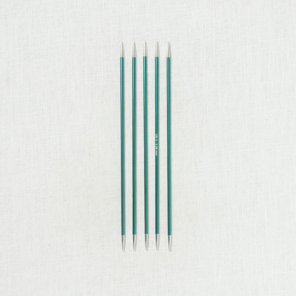 KnitPro Zing Double Point 8"