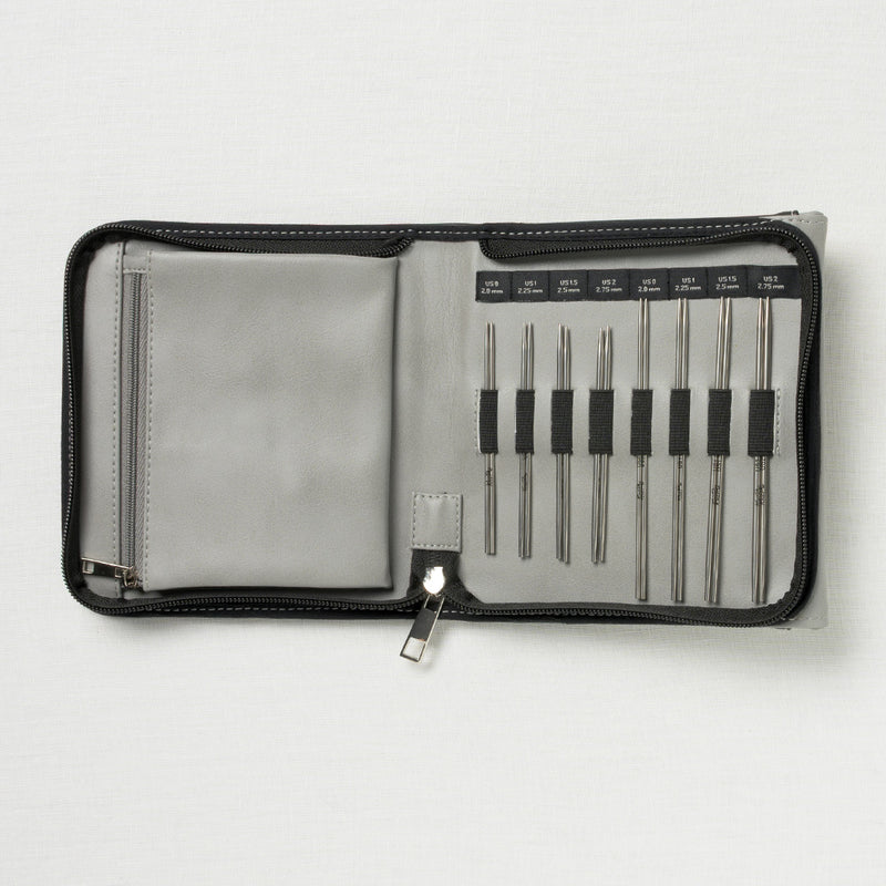 KnitPro Stelo Interchangeable Petite Midi Set 4" & 5" US 0-2