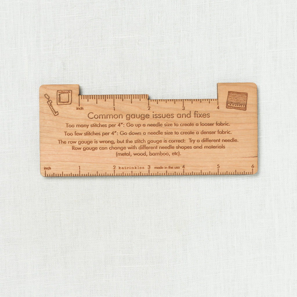 Katrinkles Double-Sided Trouble Shooting Gauge Swatch Tool