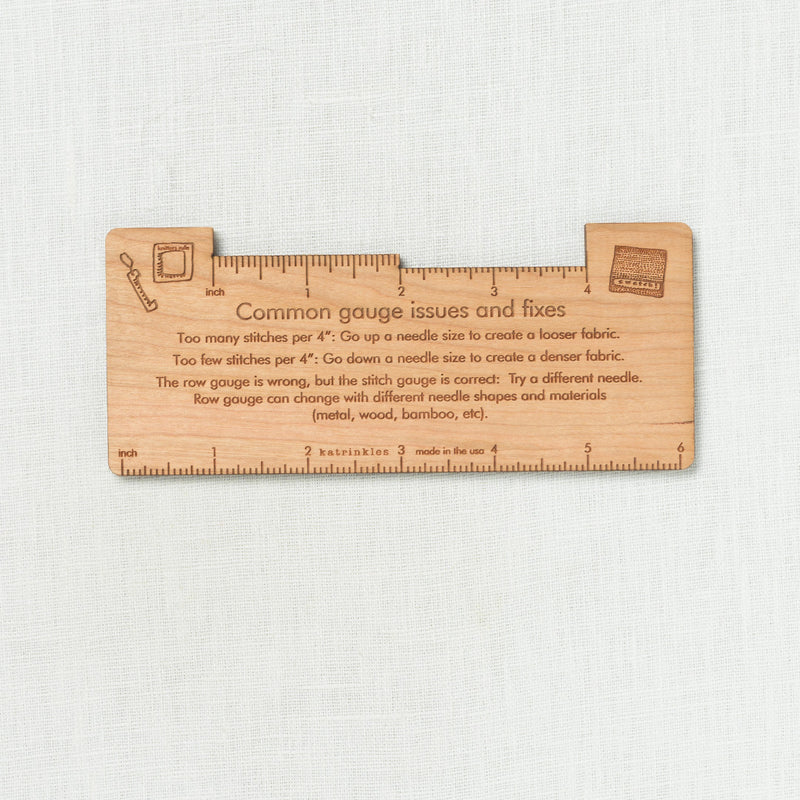 Katrinkles Double-Sided Trouble Shooting Gauge Swatch Tool