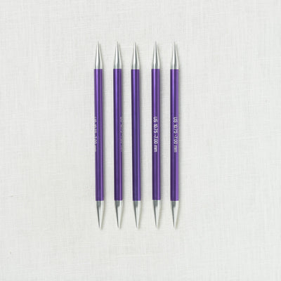 KnitPro Zing Double Point 6"