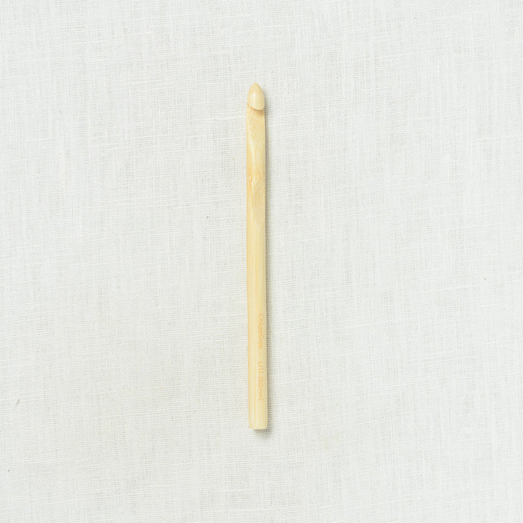 ChiaoGoo Natural Bamboo Crochet Hook