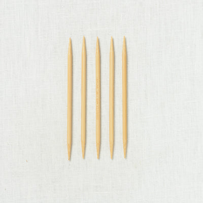 Clover Takumi Bamboo Double Point Needles 5"