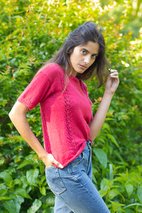 Crimson Tee by Aubrey P Busek