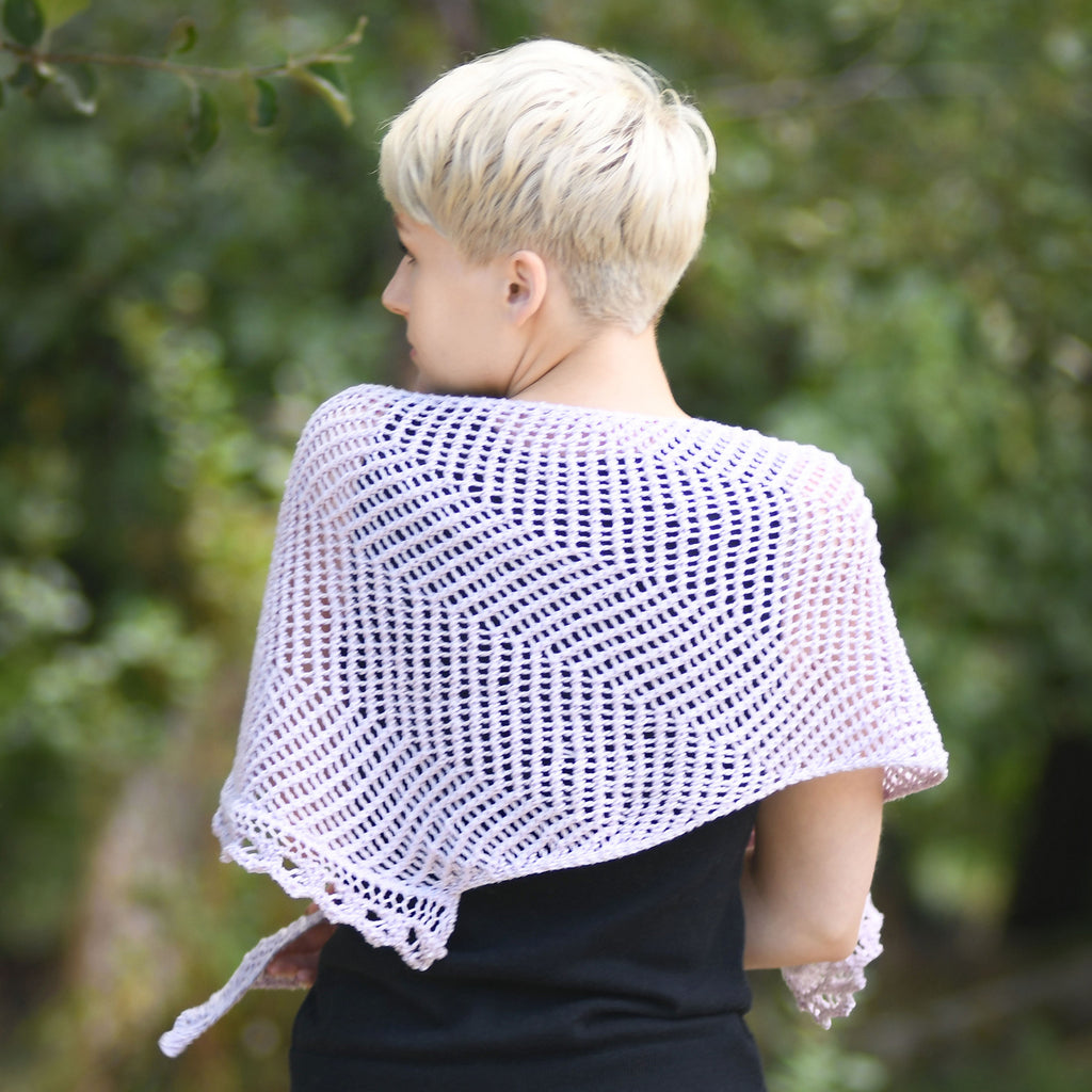 Asymmetrical Shawlette by Shannon Dunbabin