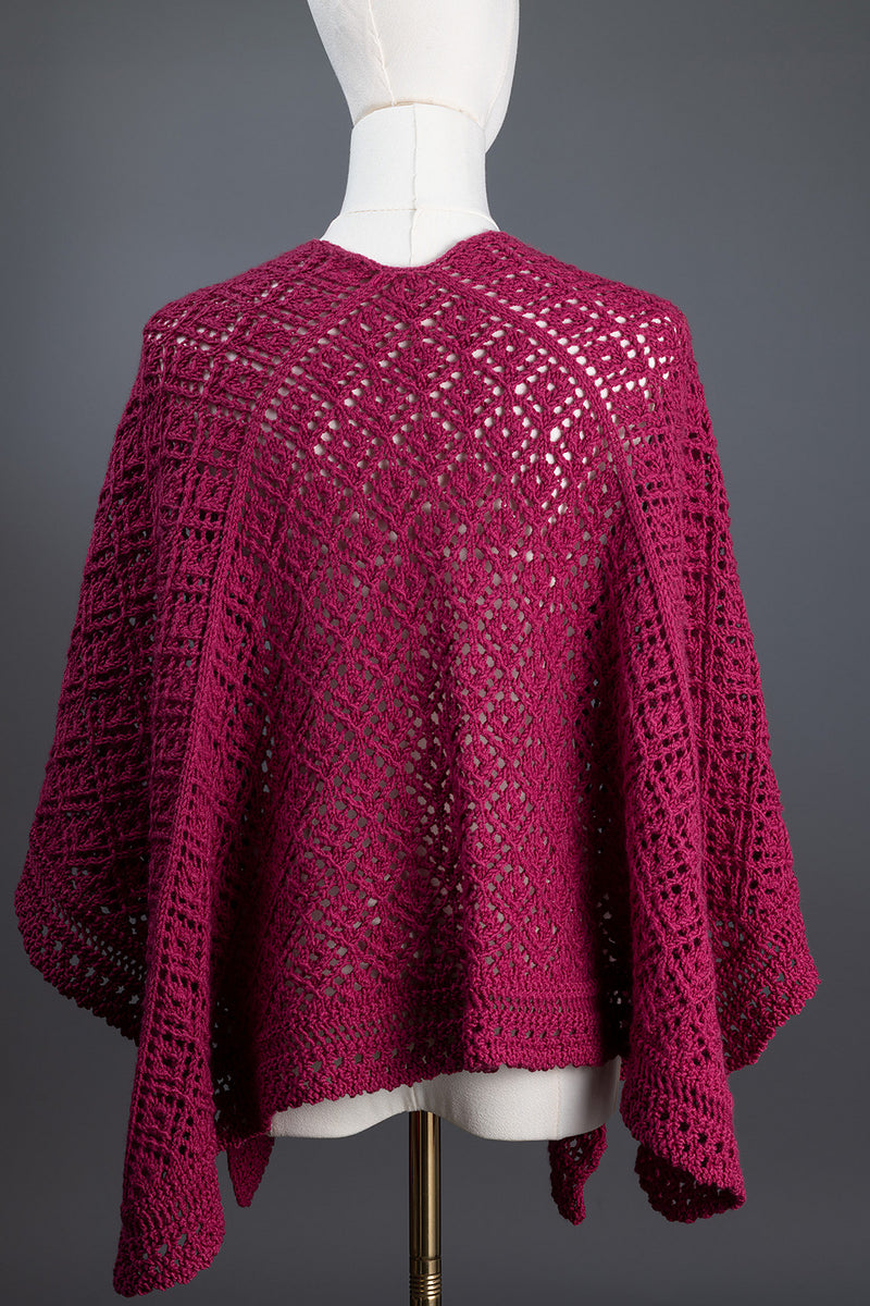 Raspberry Jewel Shawl by Shannon Dunbabin
