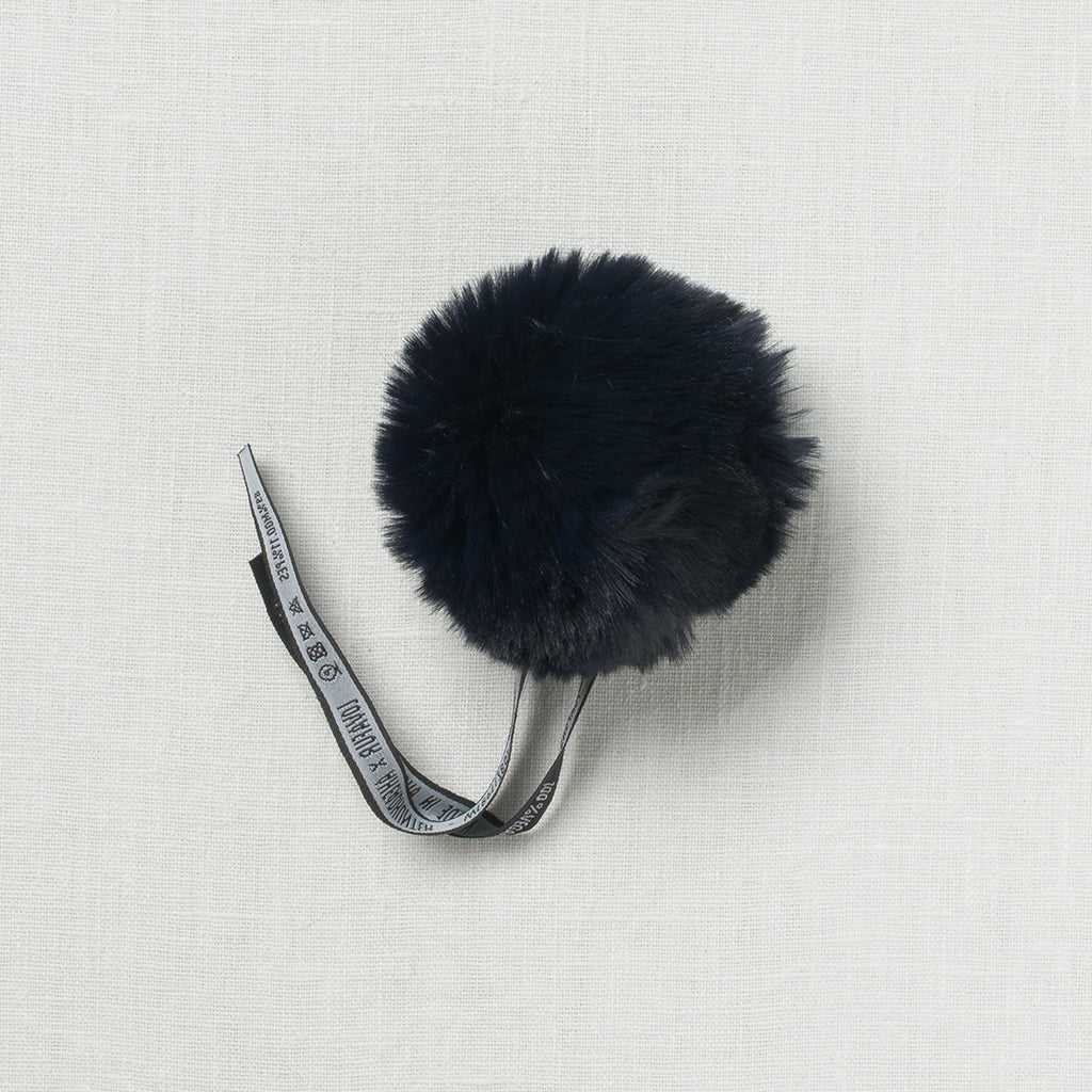 Lovafur Luxe Faux Fur Baby Pom Dark Blue Rex