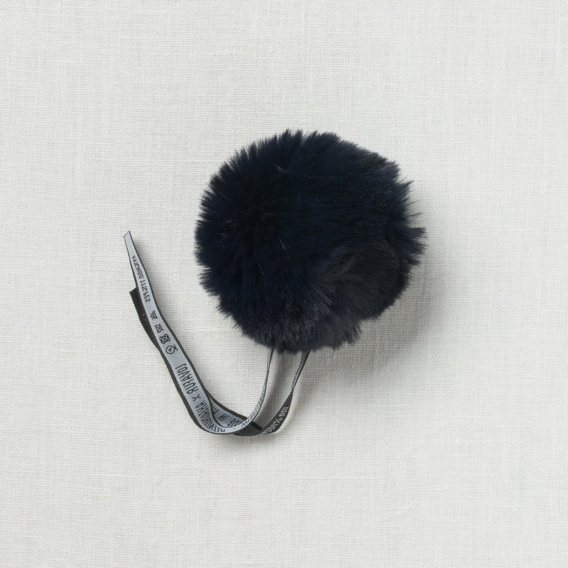 Lovafur Luxe Faux Fur Baby Pom Dark Blue Rex