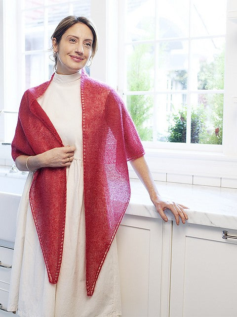 Demi Lune Scarf by Churchmouse Yarns and Teas
