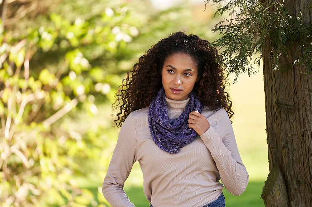 Diamond Dreams Cowl - Double Loop by Susan Ashcroft