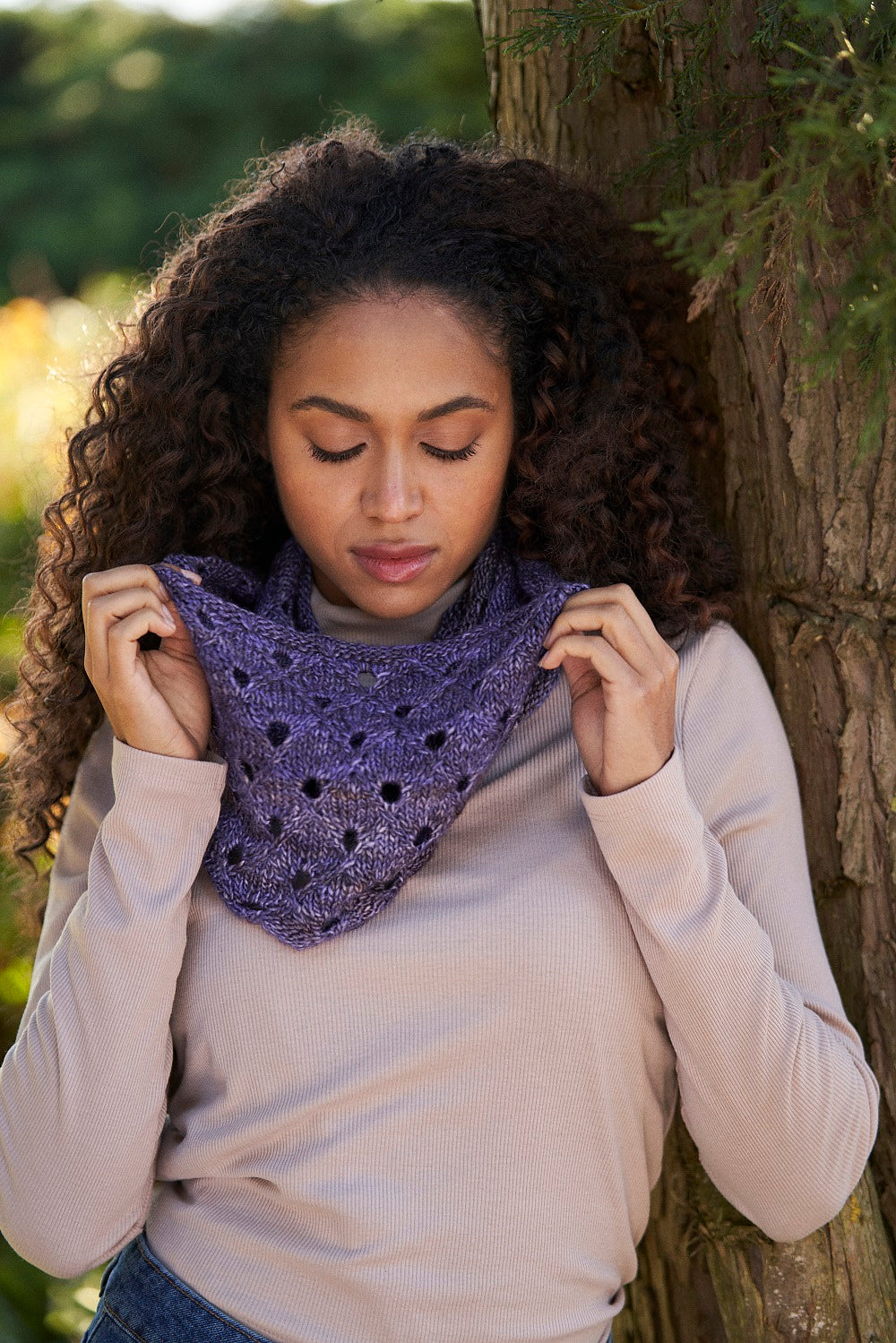 Diamond Dreams Cowl - Double Loop by Susan Ashcroft