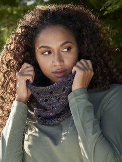 Diamond Dreams Cowl - Single Loop by Susan Ashcroft