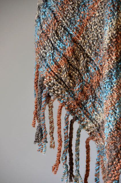 Double Cable Poncho by Universal Yarn