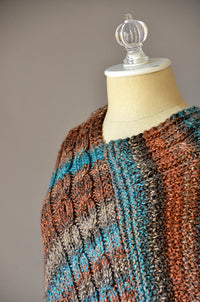 Double Cable Poncho by Universal Yarn