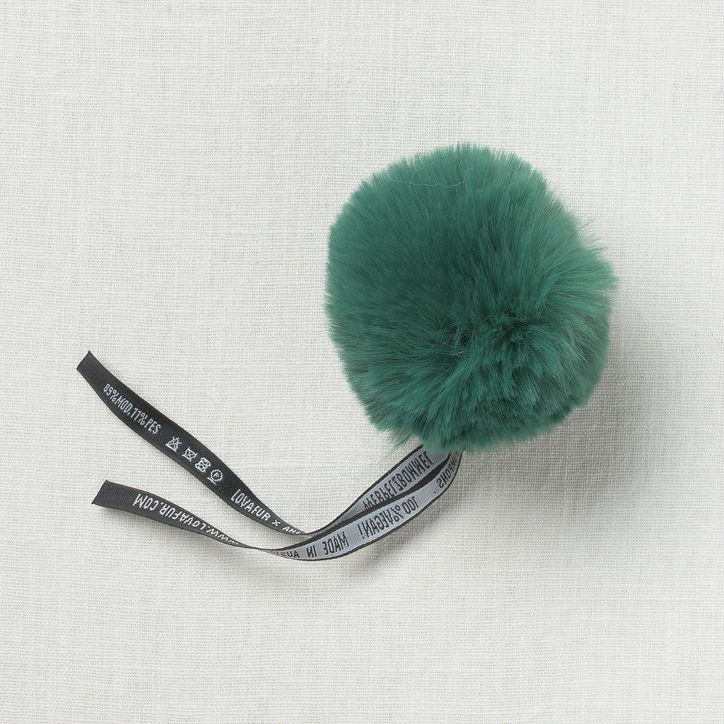 Lovafur Luxe Faux Fur Baby Pom Emerald Rex