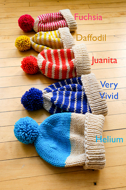 Cardo Holiday Hats by Fairmount Fibers Design Team