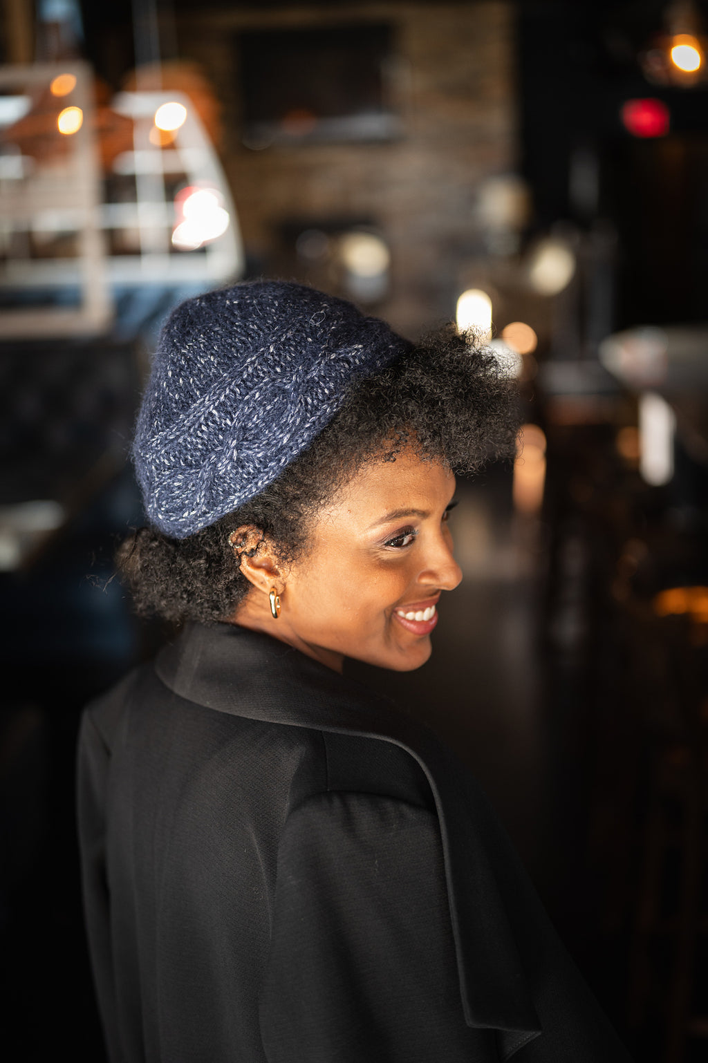 Azurite Hat & Mitts by Alison Green