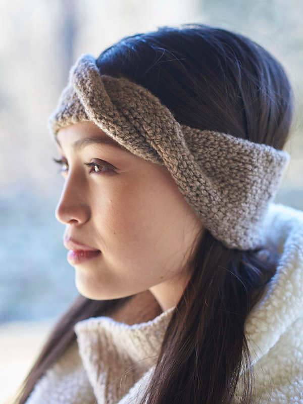 Hilda Hat, Mitts & Headband by Berroco Design Team