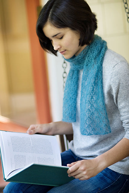 English Mesh Lace Scarf by Churchmouse Yarns and Teas