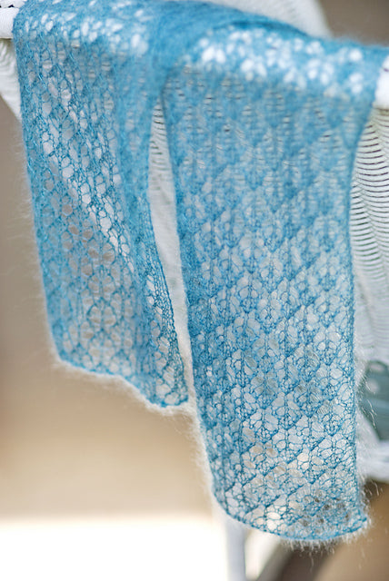 English Mesh Lace Scarf by Churchmouse Yarns and Teas