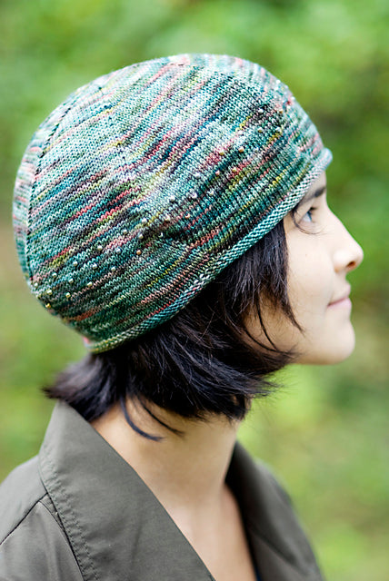 Koigu Beaded Beret by Churchmouse Yarns and Teas