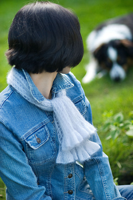 Two Way Ruffle Scarf by Churchmouse Yarns and Teas