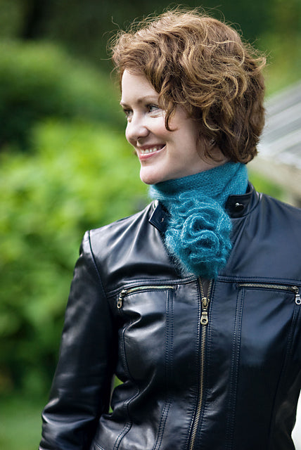 Two Way Ruffle Scarf by Churchmouse Yarns and Teas
